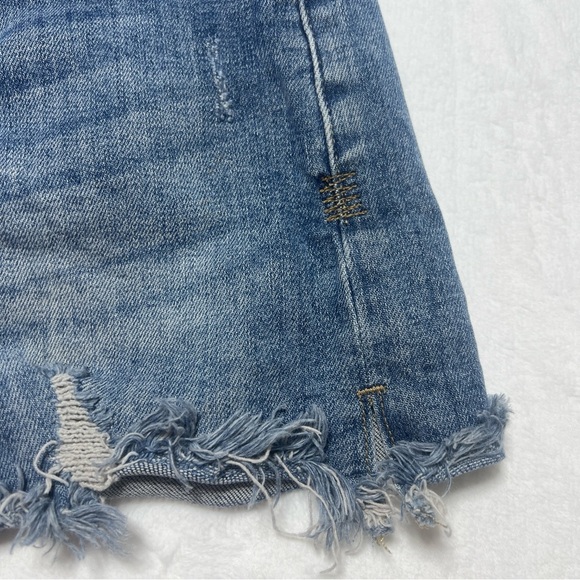 Risen Denim Distressed Women Shorts - Picture 3 of 7